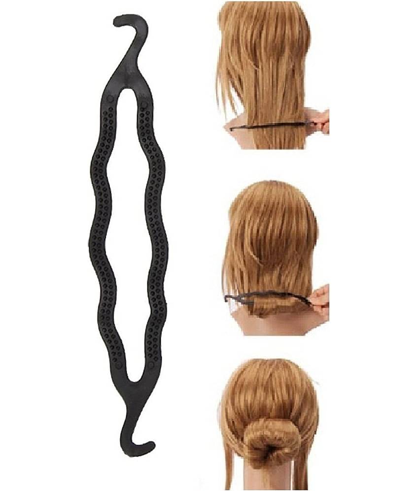 FOK Black Casual Hair Clip