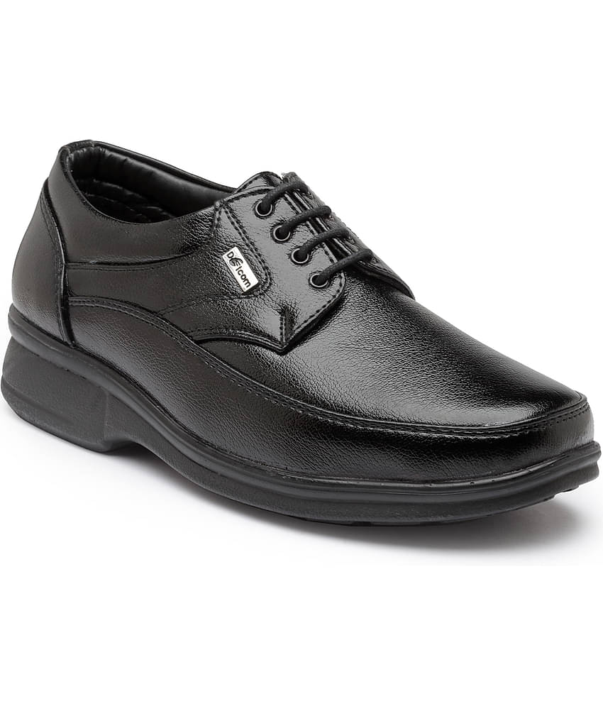 Action - Black Men's Derby Formal Shoes