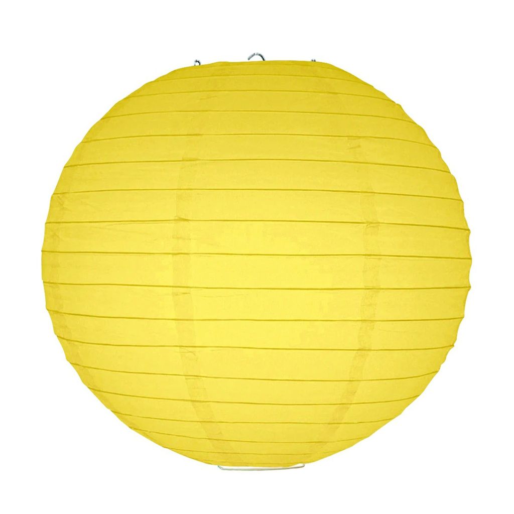 Paper Lanterns Yellow 12"-1PC - Party and Festive Needs | Buy online on ZillyBuy