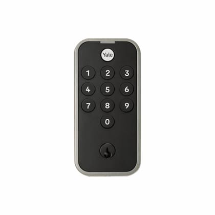 Yale TYE Digital Door Lock with Electronic Keypad for Interior/Exterior Doors, Compatible for Home- Silver