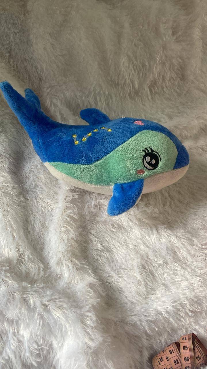 Aqua Collection Cute Whale Plush Toy - Soft Stuffed Animal for Kids