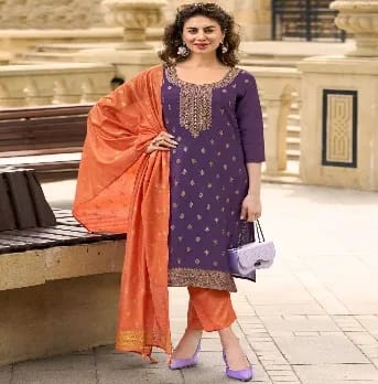 AAFREEN MITTOO KURTI WITH BOTTOM AND DUPATTA