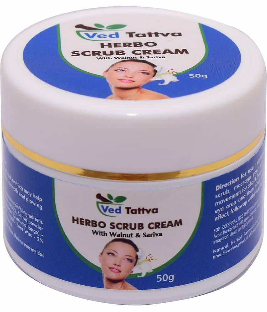 Ved Tattva Herbo Scrub Cream Paste 50 Gm Pack of 1