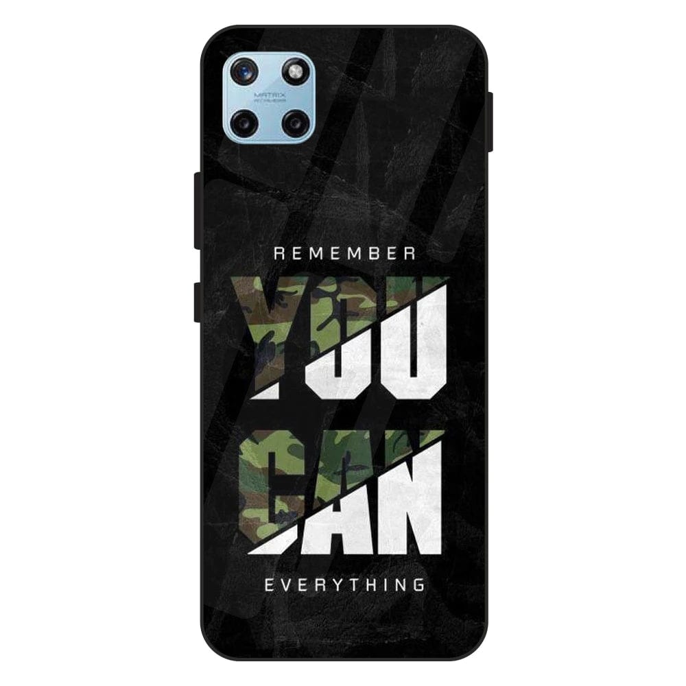 You Can Do Everything - Glass Case For Realme Models-Realme 2