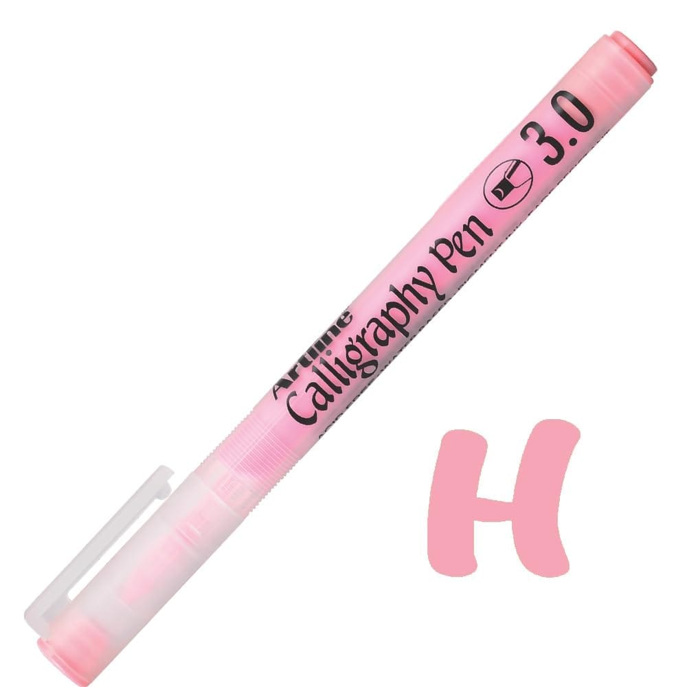 Artline Pastel Calligraphy Pen Pack of 12 (Pink Colours) | For Artists & Calligraphers - Stationery | Buy online on ZillyBuy