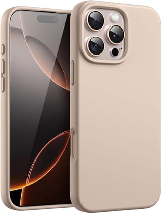 DIZORO Protective Case Compatible for iPhone 16 Pro Max Case 6.9, Slim Liquid Silicone 3 Layers Full Covered Soft Gel Rubber Phone Case Protective Cover 6.9 Inch (Desert Titanium) DIZORO Protective Case Compatible for iPhone 16 Pro Max Case 6.9, Slim Liq