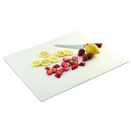 White Chopping Board | Sleek & Durable Kitchen Cutting Surface | Ideal for Food Prep