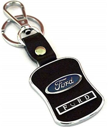 Americ Style Ford Leather Metal Hook Locking Key Chain
