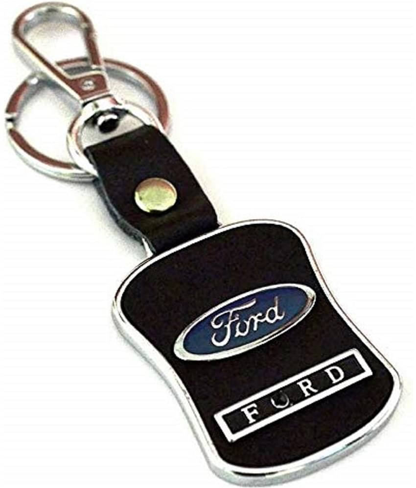 Americ Style Ford Leather Metal Hook Locking Key Chain
