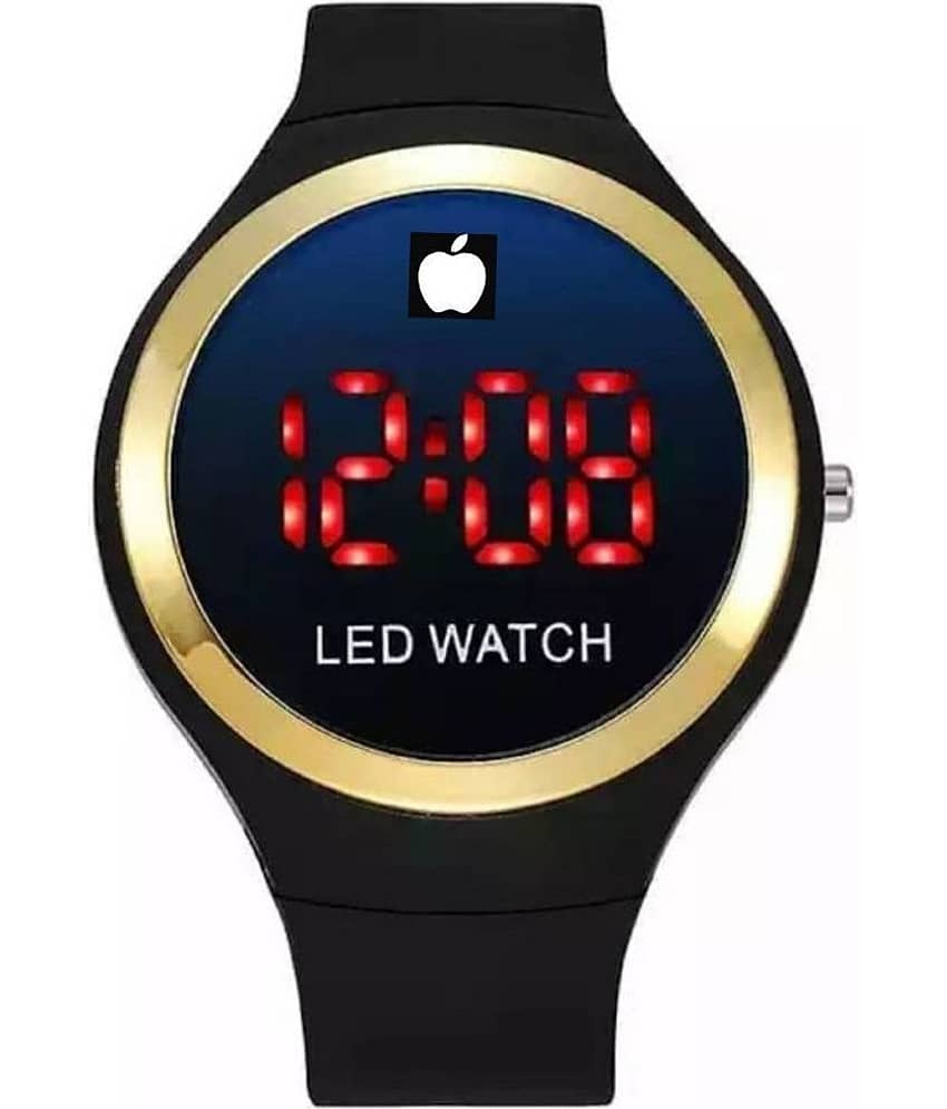 Renaissance Traders - Black Silicon Digital Men's Watch