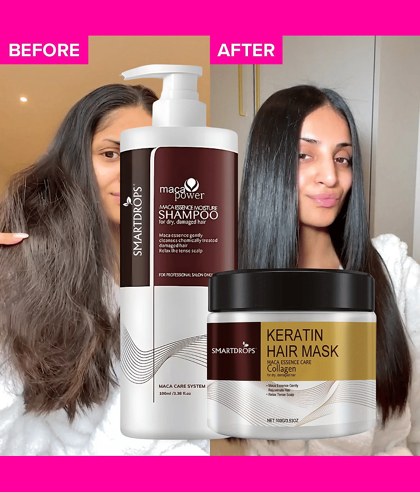 Hair Repair Anti Dandruff Hair Mask And Shapmoo | Hair Care Combo Use For Men And Women