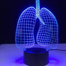 Lungs 3D LED Frame