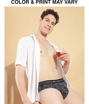 Force NXT Pack of 1 Cotton Briefs For Men's ( Multicolor )