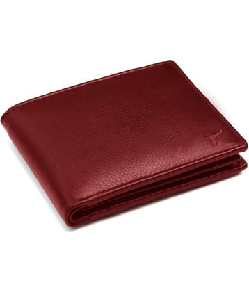 WILDNAPA 100% Leather Solid Men's Regular Wallet With 8 Slots For Card ( Blue , Pack of 1 )