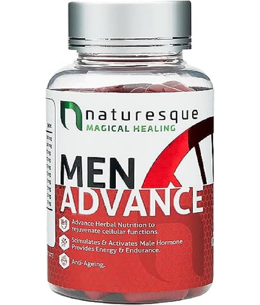 Naturesque Men Advance Enhance Performance Strength Immunity Energy Stamina and Overall Health for Men Vegetarian 30 Capsules