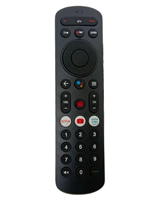 Supratech Remote Control Compatible with Airtel Xstream Set Top Box – HD & SD Recording | Smart DTH Remote with Netflix, Prime Video, YouTube Hotkeys | No Voice or Google Assistant