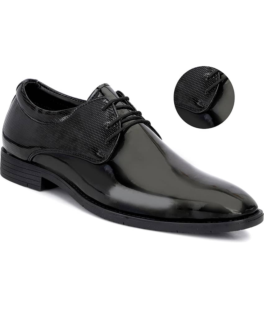 Buxton - Black Men's Derby Formal Shoes