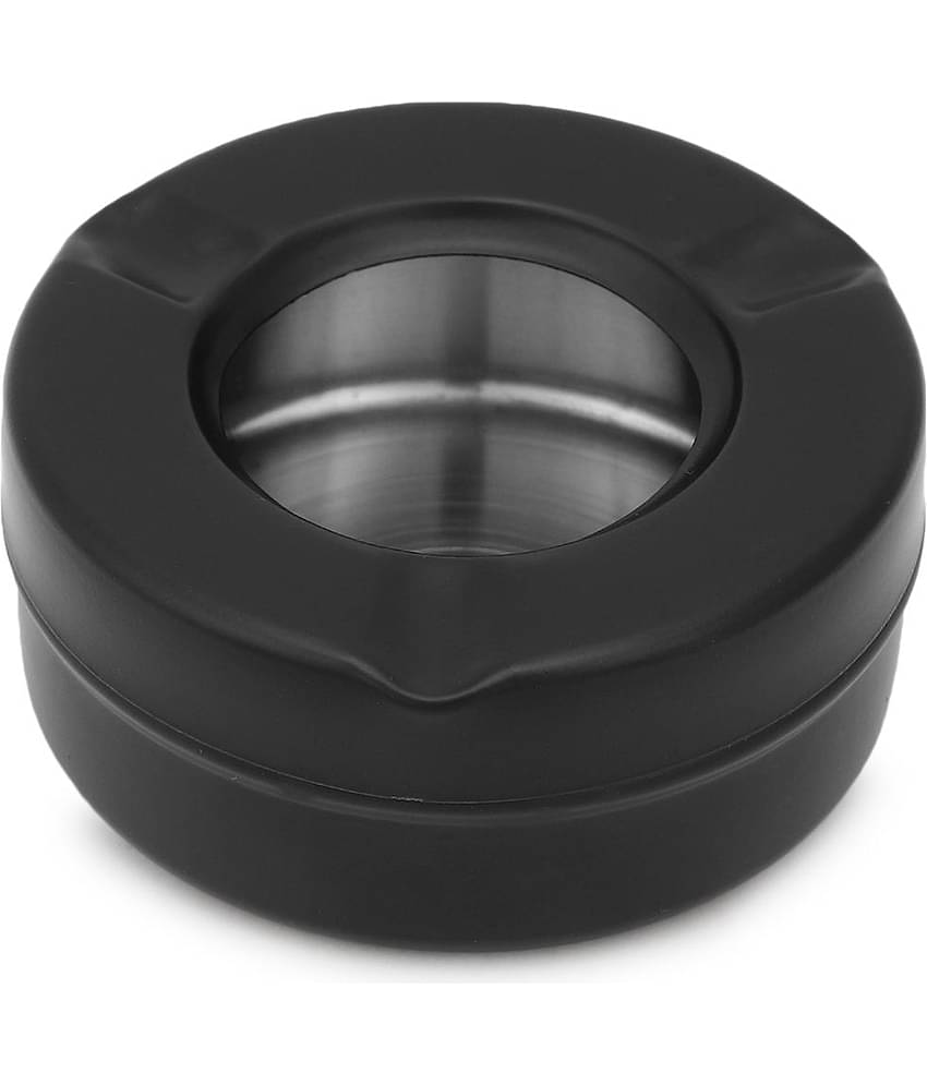 Black Lid Ash Tray