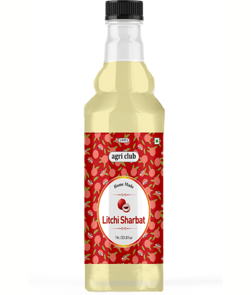 AGRI CLUB Litchi Sharbat 1 L
