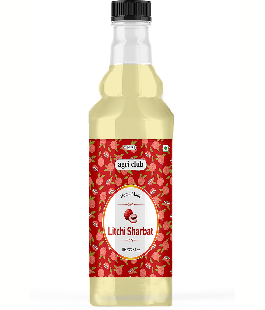 AGRI CLUB Litchi Sharbat 1 L