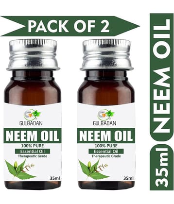 GULBADAN Anti Dandruff Neem Oil 60 ml ( Pack of 2 )