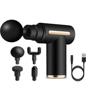 Retailstore 4 in 1 Cordless Powerful Black Battery Operated Massagers