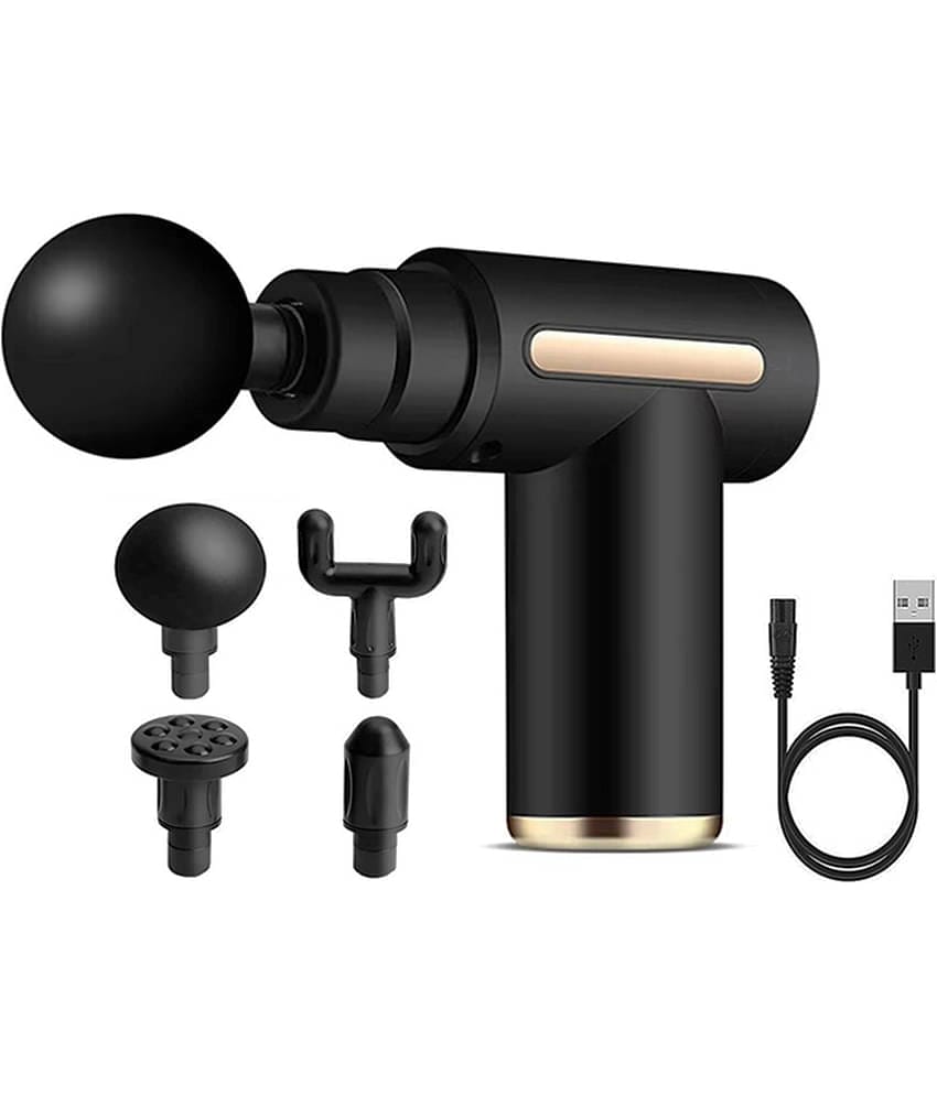 Retailstore 4 in 1 Cordless Powerful Black Battery Operated Massagers