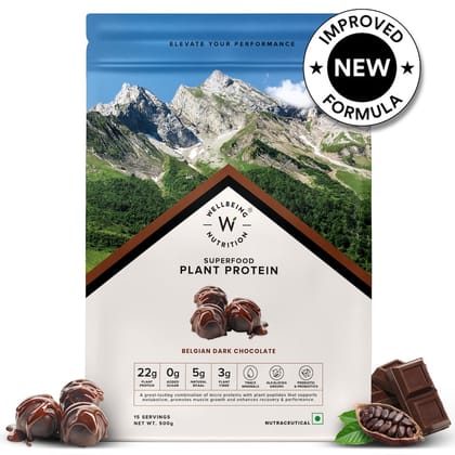 Vegan Protein - Belgian Dark Chocolate-Pack of 1