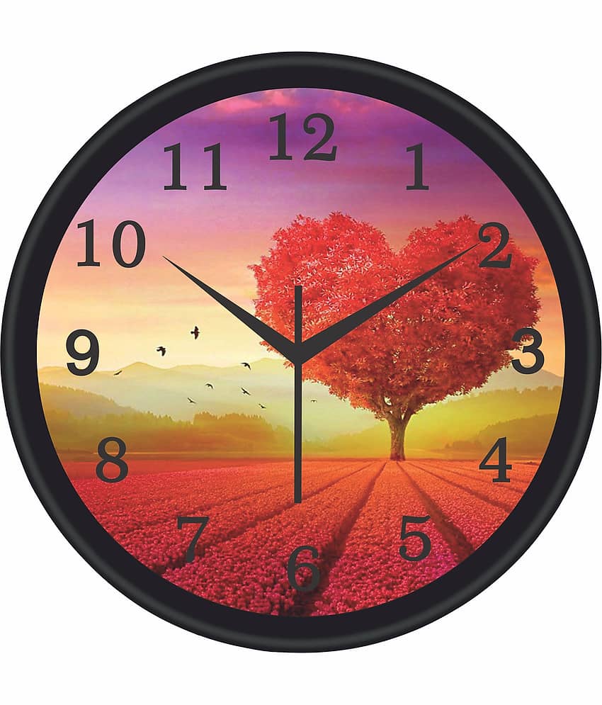 Trendy Homes Circular Analog Wall Clock