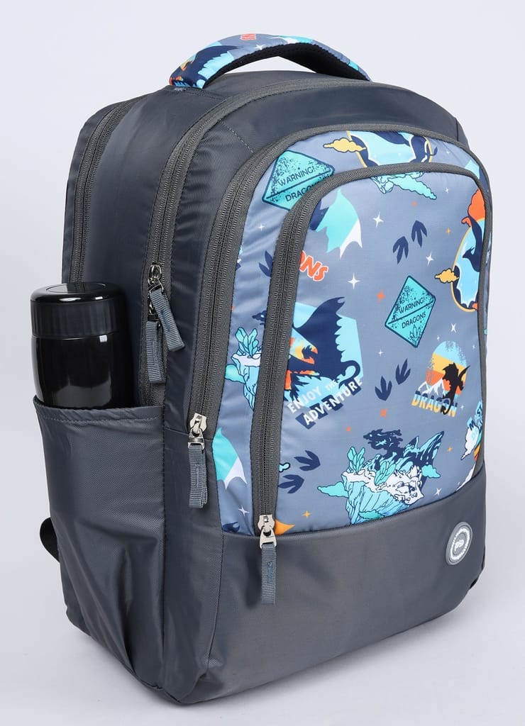 PB Pearlbags DOLLAR 18L Printed Casual Backpack,3 Compartment,Premium Fabric,Water Resistant Anti Theft,School & College Bag for Boys and Girls,Office & Travel Bag for Men and Women,45X30X13 Cms