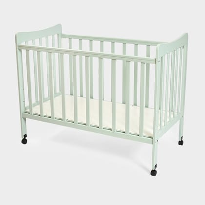 Cuddle Rubber Wood F-103 Cot Green-0-24 M / Green