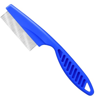Buraq Pets Flea Comb for Cat & Dog For Removing Fleas, Tick & Lice, Dog Comb, Cat Comb, Grooming Tool for Pets (Large)-Large