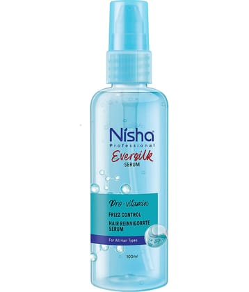 Nisha Professional Hair Reinvigorate Serum 100ml, Eversilk Pro Vitamin Hair Serum for Dry & Tangle-Prone Hair