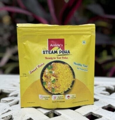 Article’s Instant Steam Poha Sweet Flavor with Sev & Spoon