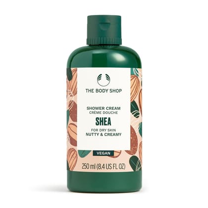The Body Shop Vegan Shea Shower Cream, 250 Ml (packaging may vary) The Body Shop Vegan Shea Shower Cream, 250 Ml (packaging may vary) - 250 ml (Pack of 1)
