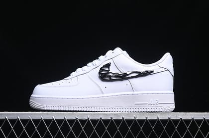 NikeMens Air Force 1 AF1 Low - Liquid Metal Swoosh-Euro 41