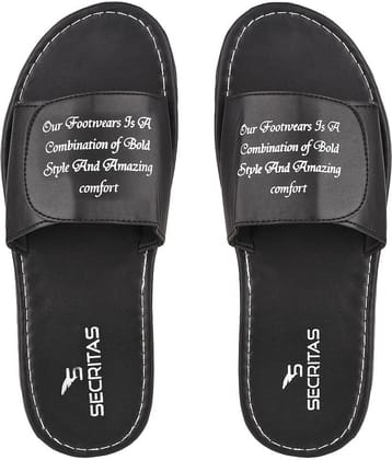 Secritas - Black Men's Slide Flip Flop