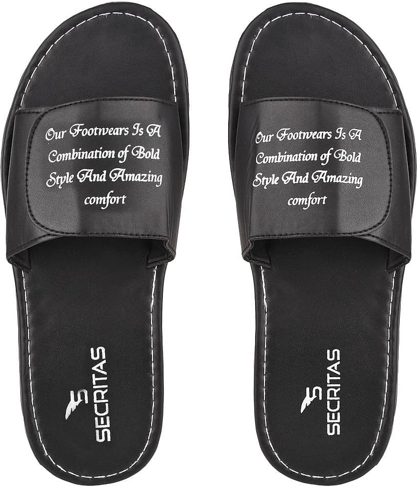 Secritas - Black Men's Slide Flip Flop