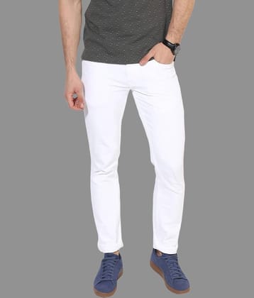 Lawson - White Denim Slim Fit Men's Jeans ( Pack of 1 )
