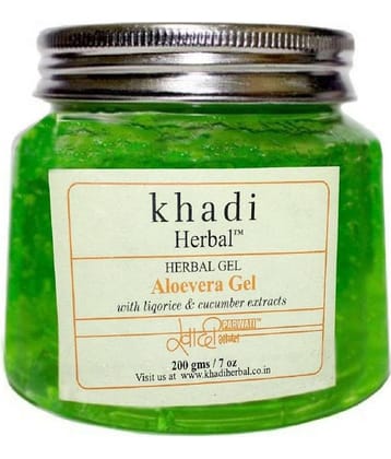 Khadi Herbal Aloevera Facial Gel - Green Cleanser 200 gm