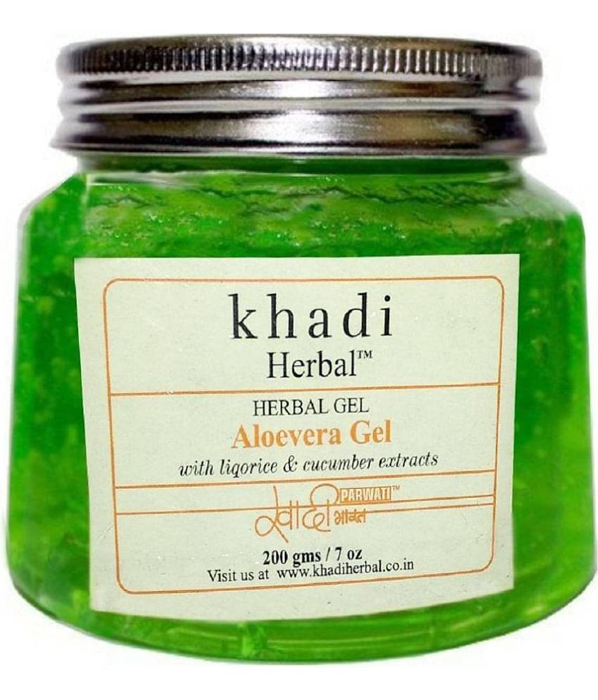 Khadi Herbal Aloevera Facial Gel - Green Cleanser 200 gm