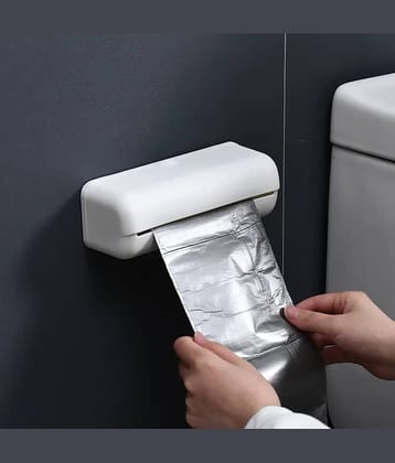 Garbage Bag Holder Organizer Trash Bags Storage Rack Plastic Bag Film Dispenser Container Home Kitchen Wall-Mounted Dispenser use for17*19 &19*21 garbage roll