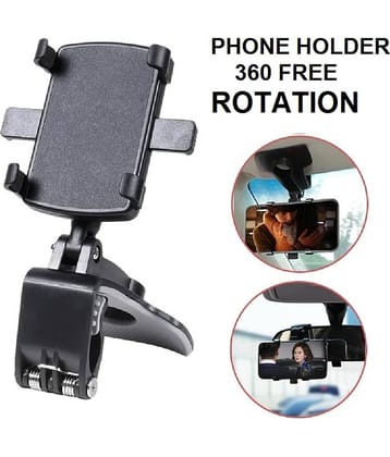 HUG PUPPY Dashboard & Windshield Single Clamp Car Mobile Holder - Black
