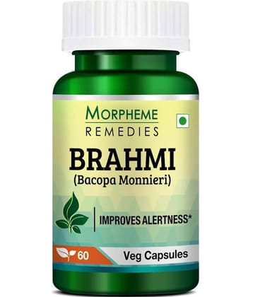 Morpheme Remedies Bacopa Brahmi Extract - 500 mg (60 Capsules)