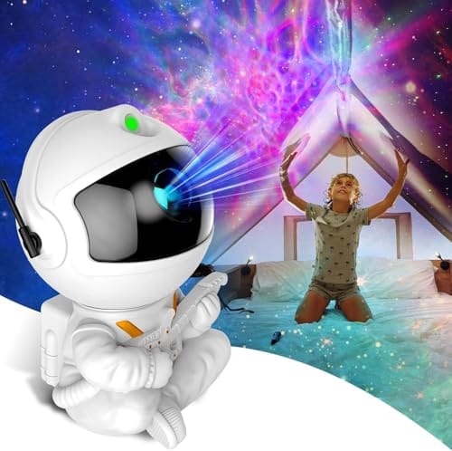 Light Galaxy LED Projector Lamp with Remote Control, and 360° Adjustable, Night Lamp for Kids, Bedroom, Gaming