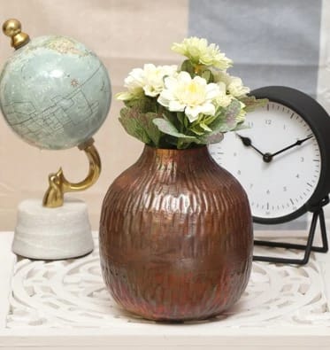 COPPER vessel flower vase(17*17*18)CM