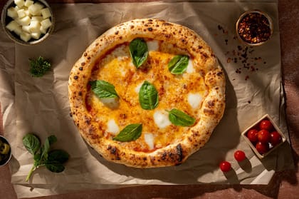 Naples Woodfired Classic Margherita Pizza