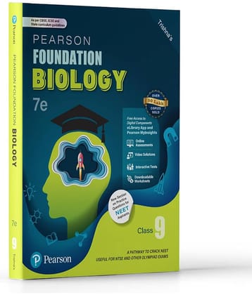 Pearson IIT Foundation' 25 Biology Class 9 | For NEET, NTSE & Olympiad Exams |As Per CBSE, ICSE & State Curriculums | Free Access to 6 Online Assessments, 35 Video Solutions & Interactive Tests via Pearson MyInsights & elibrary |7th edition
