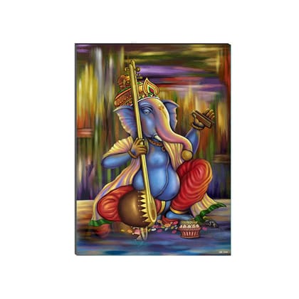 6MM MDF Lord Ganesha Satin Matt Texture UV Art Painting