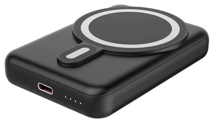 Digitek (DPB-10000 PD )Superfast Magsafe Power Bank with 15W Wireless & 20 Watt PD Charging with Type C Port (Black)